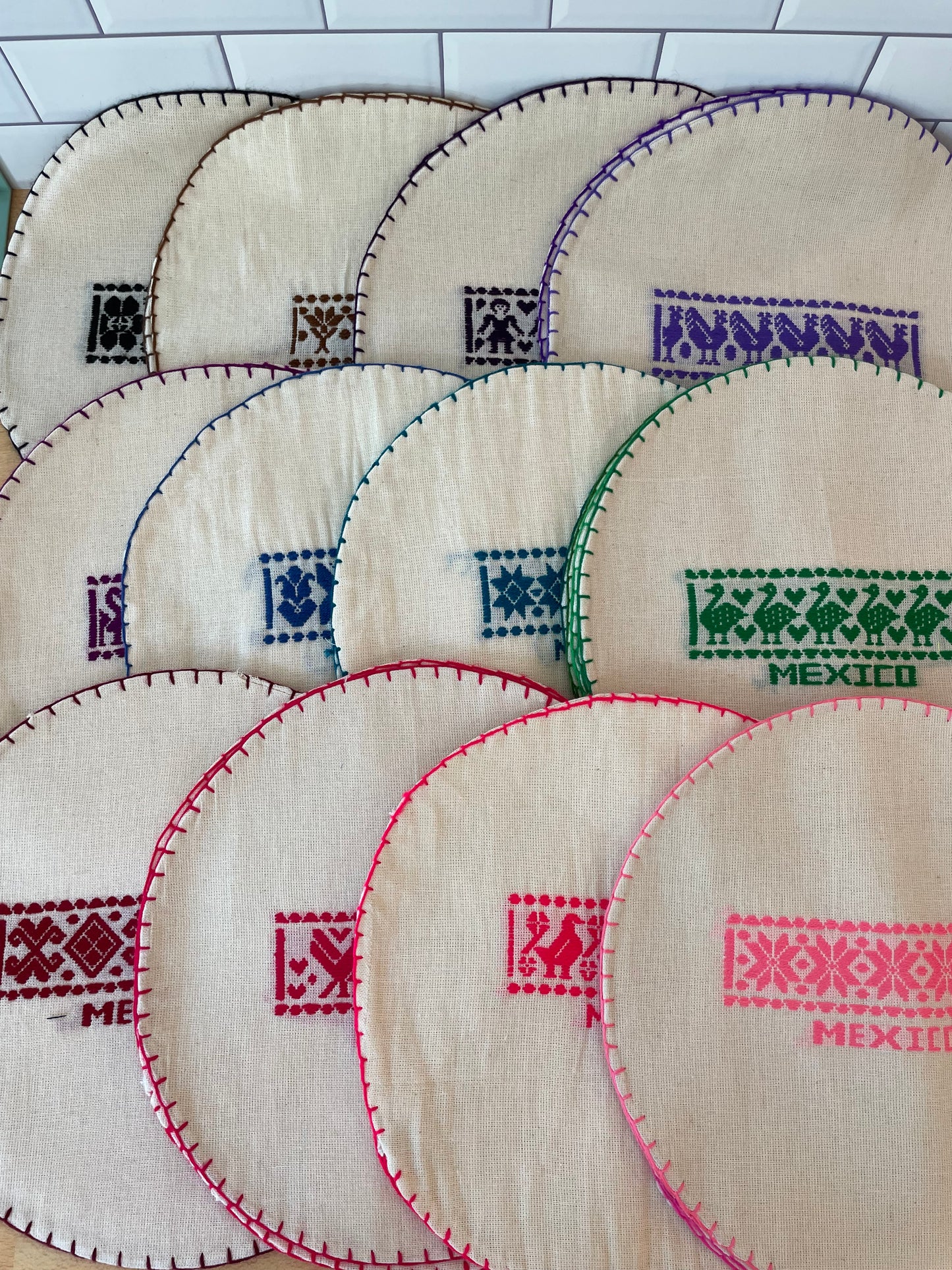 Cookbook+Embroidered Tortilla Sleeve